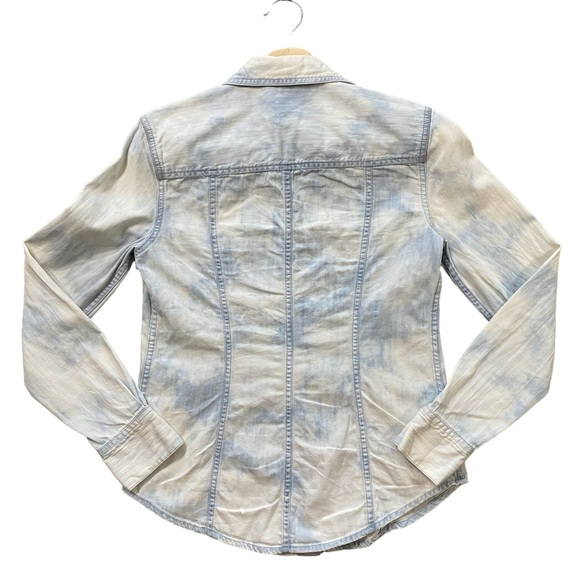 100% cotton Calvin Klein sunbleached denim button down, good condition - Picture 2 of 9
